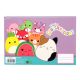 Squishmallows Feelin' A/4 spirál vázlatfüzet, 30 lapos