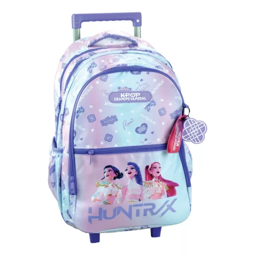 K-pop Démonvadászok Purple gurulós iskolatáska, táska 46 cm