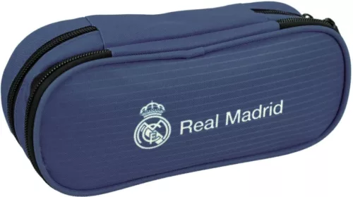 Real Madrid Blue 2 rekeszes tolltartó 23 cm