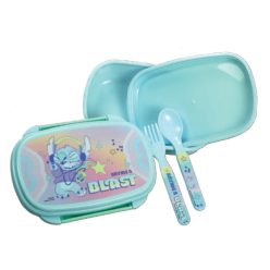   Disney Lilo és Stitch, a csillagkutya Blast szendvicsdoboz + evőeszköz szett