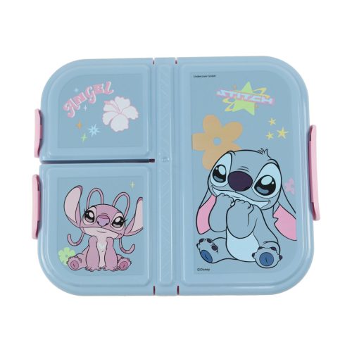 Disney Lilo és Stitch, a csillagkutya Alien 626 több rekeszes uzsonnás doboz, szendvicsdoboz