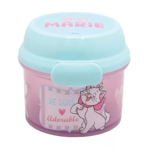 Disney Marie Adorable műanyag snack tartó, uzsonnás doboz 270 ml