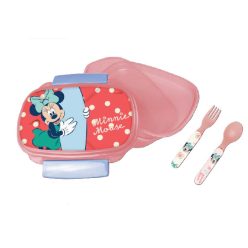 Disney Minnie Surf szendvicsdoboz + evőeszköz szett