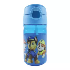   Mancs Őrjárat Best Team műanyag szívószálas kulacs akasztóval 350 ml