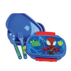 Pókember Dino-Webs szendvicsdoboz + evőeszköz szett