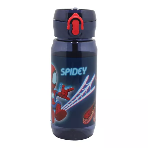 Pókember Spidey Web műanyag kulacs akasztóval 600 ml