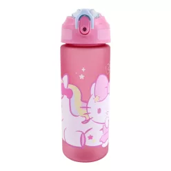   Hello Kitty Unicorn műanyag matt szívószálas kulacs 600 ml