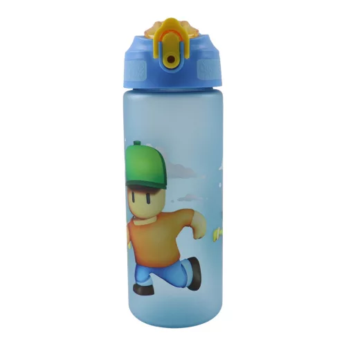 Stumble Guys Hat műanyag matt szívószálas kulacs 600 ml