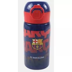FC Barcelona Barca alumínium szívószálas kulacs 500 ml