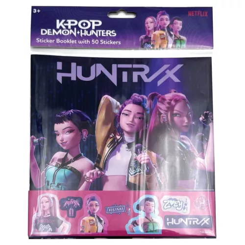 K-pop Démonvadászok Hunter X matricás album 50 db matricával