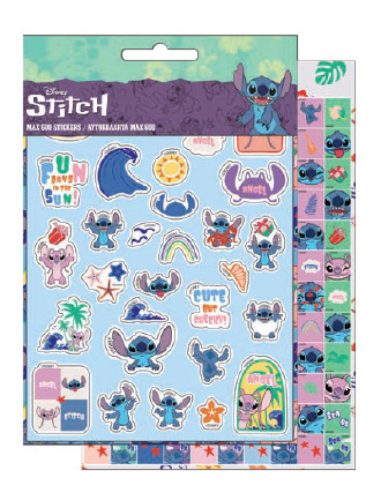 Disney Lilo és Stitch, A csillagkutya Cool 600 darabos matrica szett