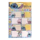 Disney Lilo és Stitch, A csillagkutya Universe füzetcímke matricával 16 db-os