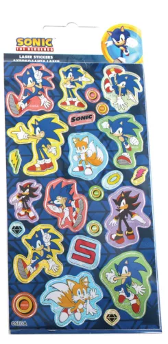 Sonic a sündisznó Magic Rings hologrammos matrica szett