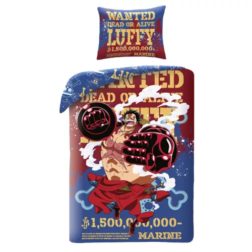 One Piece Wanted ágyneműhuzat 140×200cm, 70×90 cm microfibre