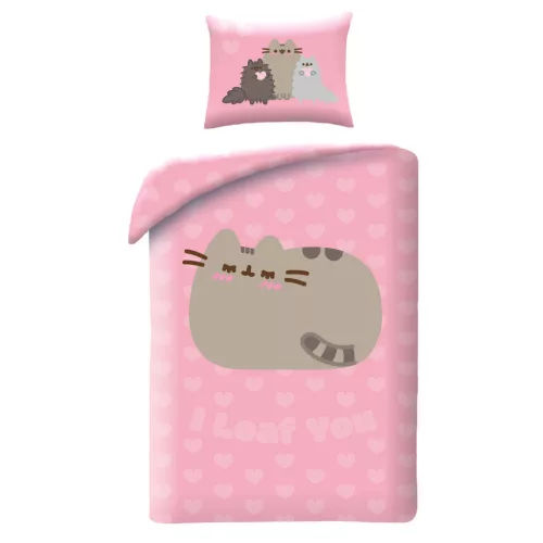 Pusheen Loaf You ágyneműhuzat 140×200cm, 70×90 cm microfibre