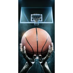   Basketball, Kosárlabda fürdőlepedő, strand törölköző 70*140cm