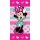 Disney Minnie Hearts fürdőlepedő, strand törölköző 70x140cm