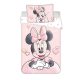 Disney Minnie Powder Pink gyerek ágyneműhuzat 100×135 cm, 40×60 cm