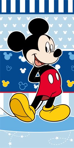 Disney Mickey Blue fürdőlepedő, strand törölköző 70x140cm