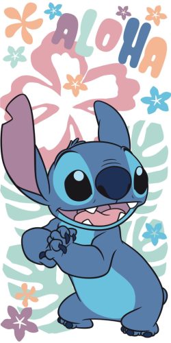 Disney Lilo és Stitch, A csillagkutya Hawaiian Harmony fürdőlepedő, strand törölköző 70x140cm