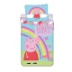 Peppa malac Jump In ágyneműhuzat 140×200cm, 70×90 cm