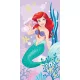 Disney Hercegnők Ariel Pink fürdőlepedő, strand törölköző 70x140cm