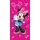 Disney Minnie Pink Star fürdőlepedő, strand törölköző 70x140cm