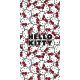 Hello Kitty Red Bows fürdőlepedő, strand törölköző 70x140cm