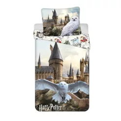 Harry Potter Hedwig Fly ágyneműhuzat 140×200cm, 70×90 cm
