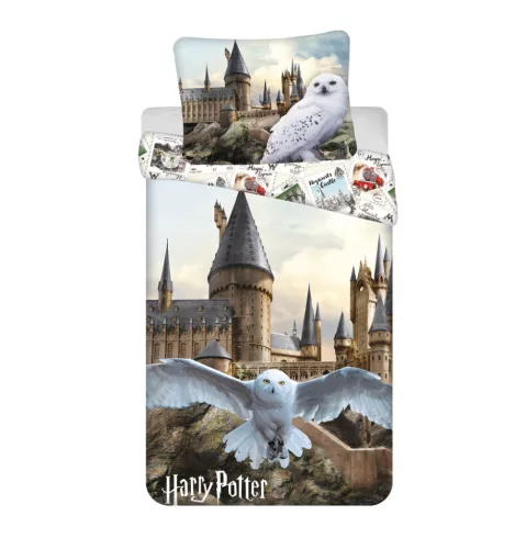 Harry Potter Hedwig Fly ágyneműhuzat 140×200cm, 70×90 cm