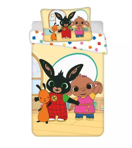 Bing Playroom gyerek, ovis ágyneműhuzat 100×135cm, 40×60 cm