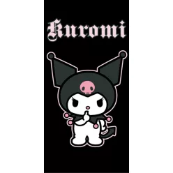   Hello Kitty Kuromi Black fürdőlepedő, strand törölköző 70x140cm