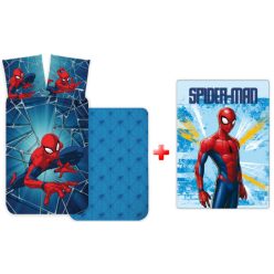   Pókember Light gyerek, ovis ágyneműhuzat és polár takaró szett