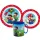 Super Mario Mushroom Kingdom étkészlet, micro műanyag szett bögrével 350 ml