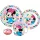 Disney Minnie Feel Good étkészlet, micro műanyag szett bögrével 350 ml