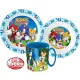 Sonic a sündisznó Adventure étkészlet, micro műanyag szett bögrével 350 ml
