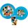 Disney Mickey Cool Summer étkészlet, műanyag szett