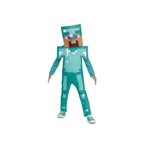 Minecraft Steve Diamond jelmez 3-4 év