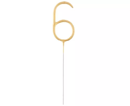 Arany Gold 6-os csillagszóró 17 cm