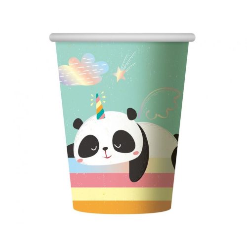 Panda Dreamy papír pohár 6 db-os 266 ml