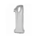 Ezüst 1-es Silver szám fólia lufi 76 cm