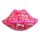 Szerelem Lips fólia lufi 62 cm