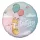 Róka Happy Birthday Fox Pastel fólia lufi 36 cm