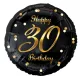 Happy Birthday 30 B&C Gold fólia lufi 36 cm