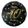 Happy Birthday 40 B&C Gold fólia lufi 36 cm