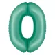 Menta 0-ás Mint Mat szám fólia lufi 76 cm