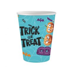 Halloween Boo papír pohár 6 db-os 250 ml