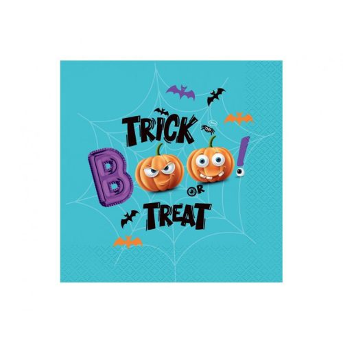 Halloween Boo szalvéta 20 db-os 33x33 cm