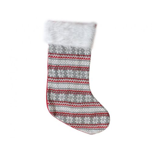 Snow Flakes, Hópehely Karácsonyi kandalló zokni, csizma 55,5 cm