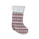 Snow Flakes, Hópehely Karácsonyi kandalló zokni, csizma 55,5 cm